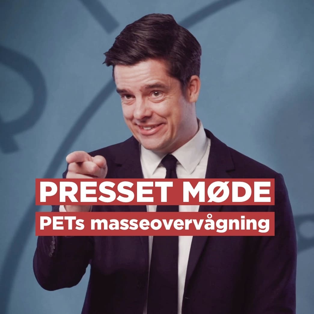 PETs masseovervågning // Presset Møde i Schøtministeriet 2. MAJ 2025 artwork