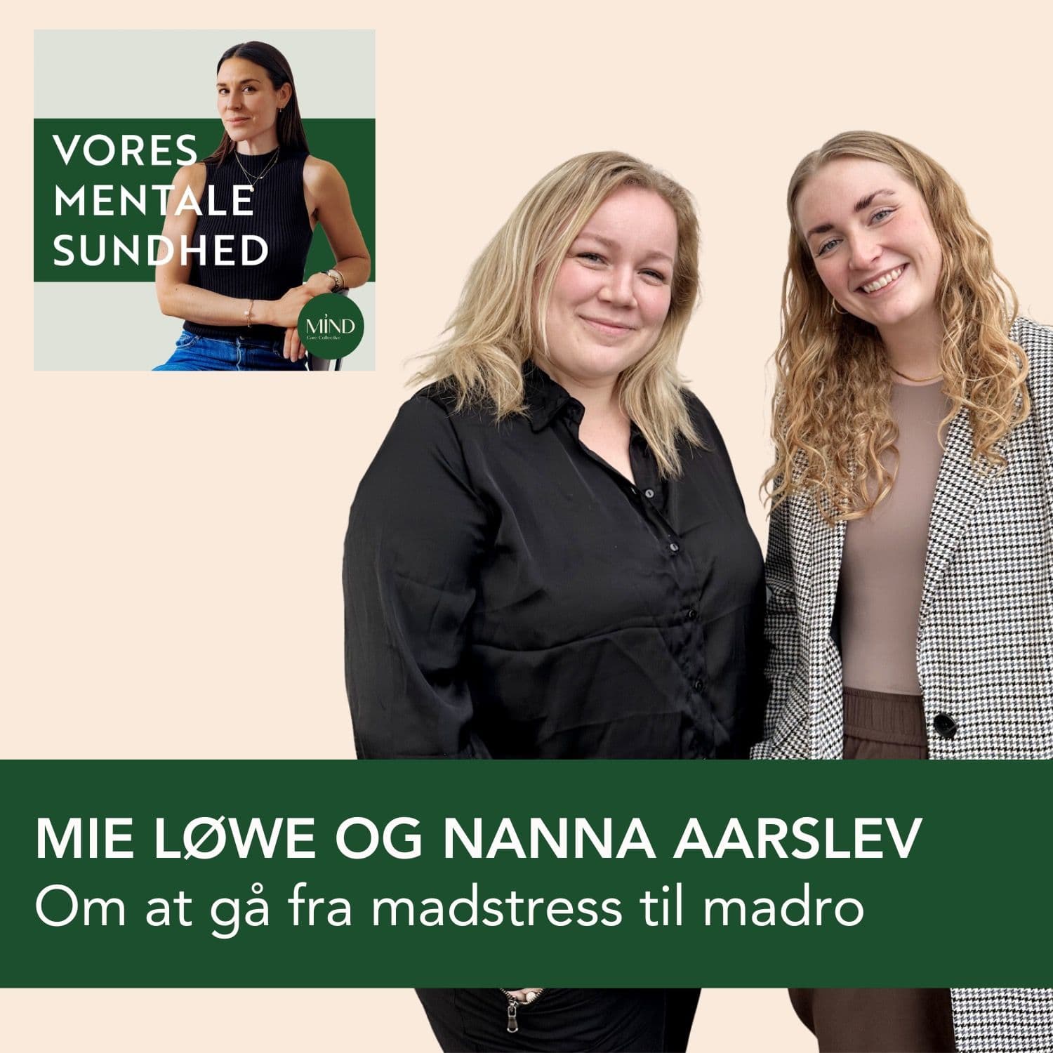 Fra madstress til madro. Ærlige erfaringer og faglig viden fra vanecoach, Mie Løwe, og Klinisk Diætist, Nanna Aarslev artwork