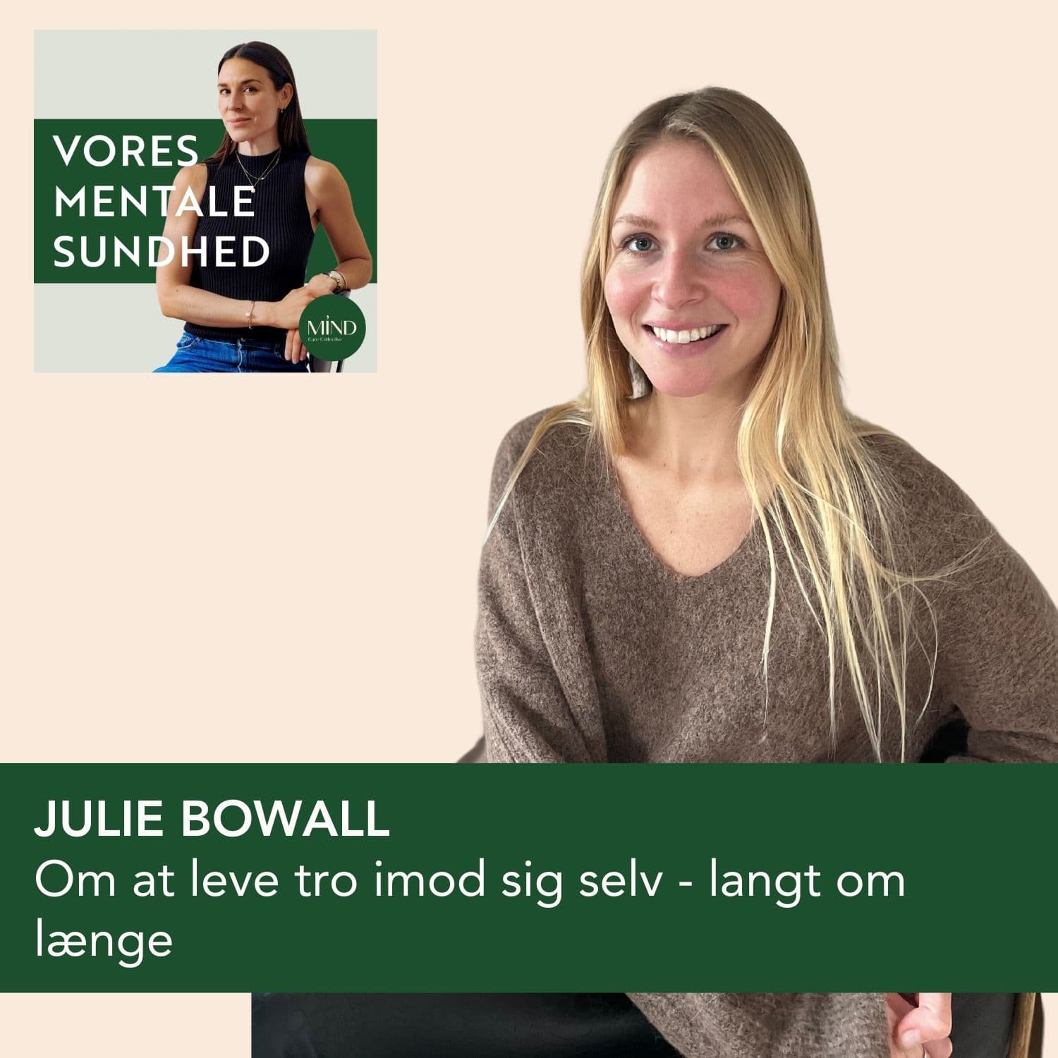 Julie Bowall om at leve tro imod sig selv - langt om længe artwork