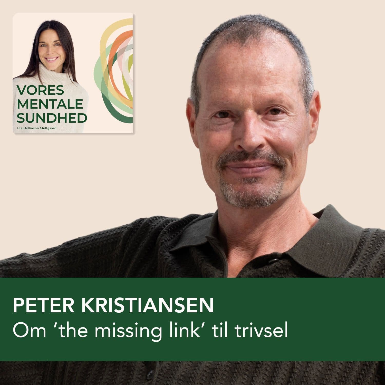 ’The missing link’ til trivsel. Hvorfor vi bliver ved med at lede efter vejen til bedre trivsel - og hvad vi skal gøre i stedet? Med Peter Kristiansen artwork