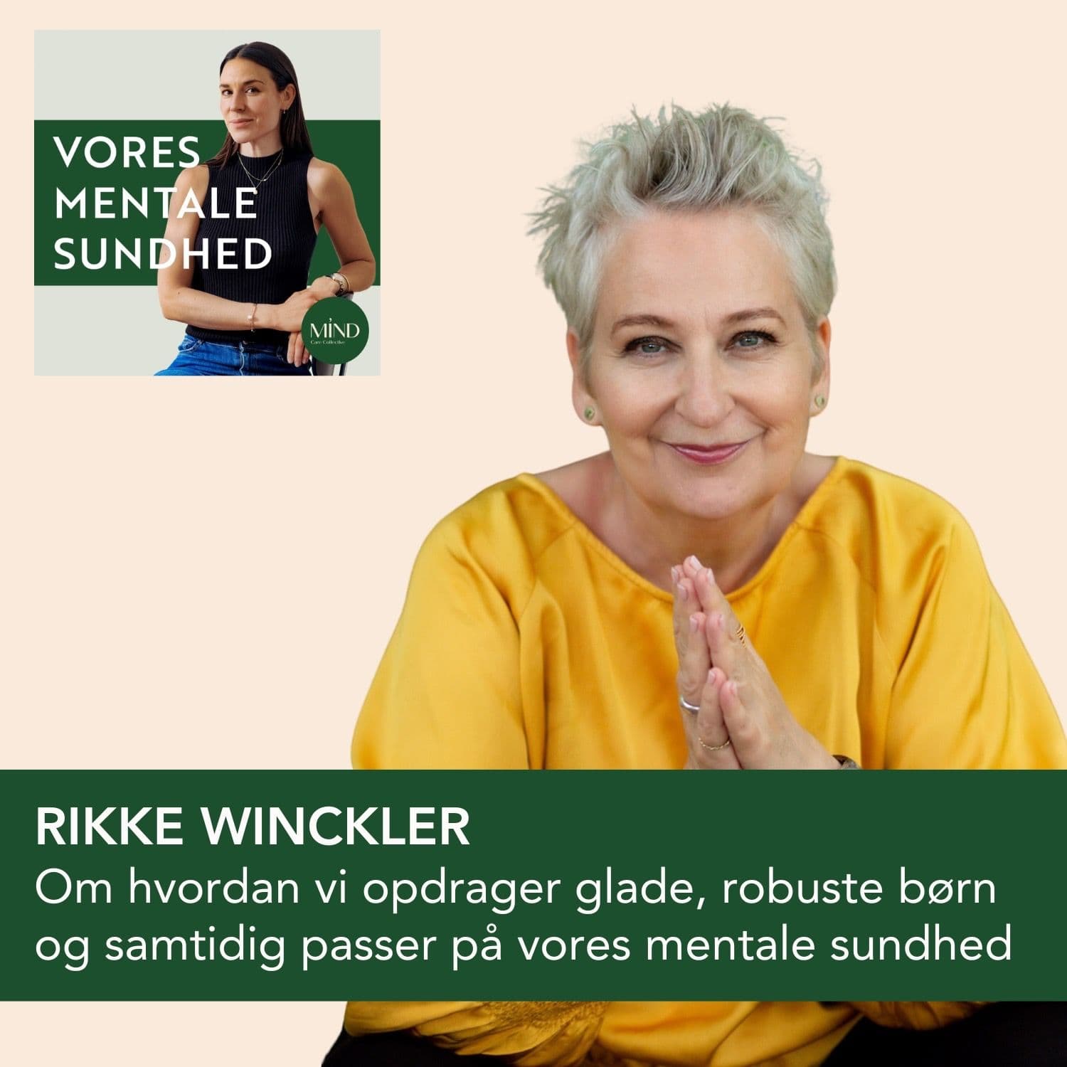 Rikke Winckler om hvordan vi opdrager glade, robuste børn samtidig med, at vi passer på os selv og vores mentale sundhed artwork