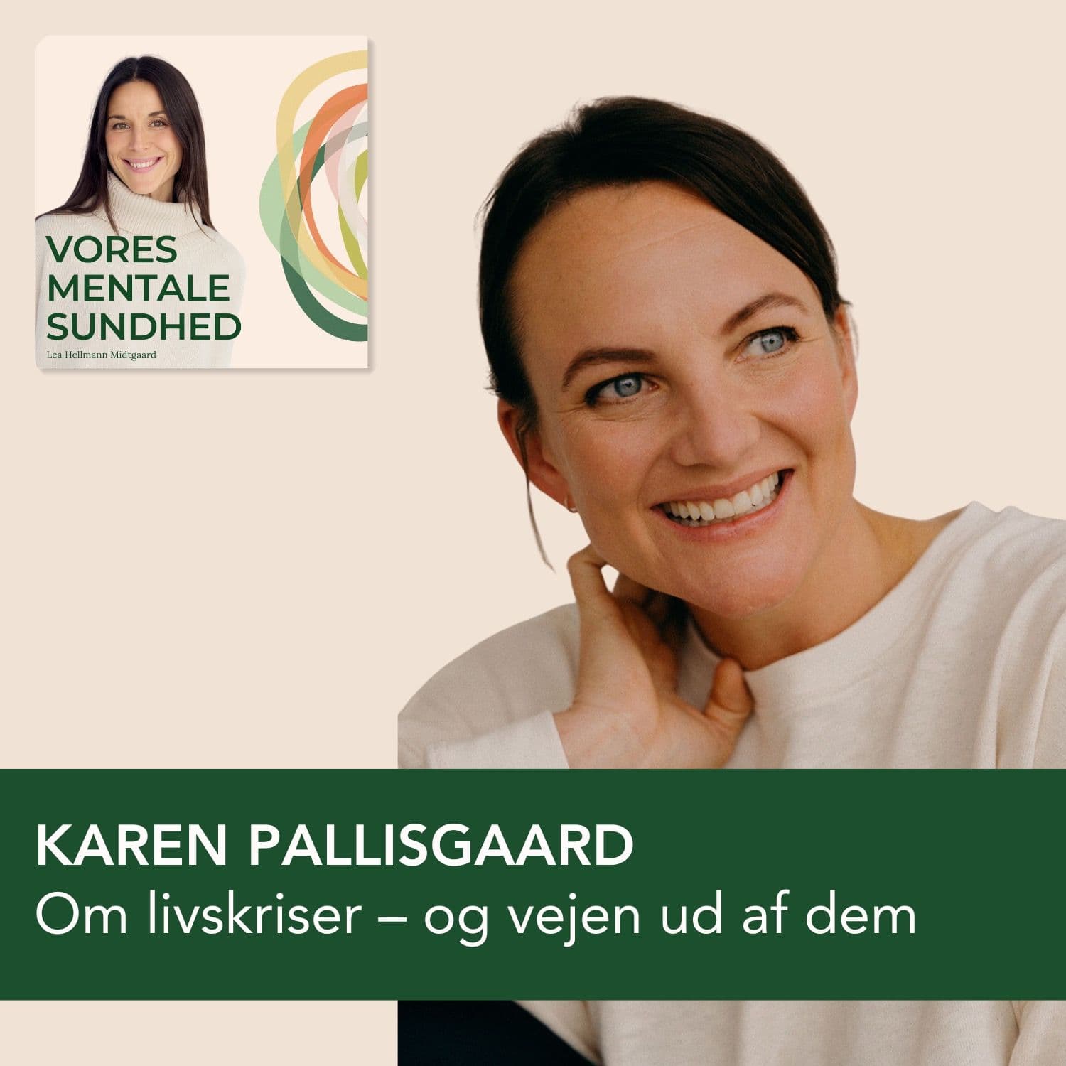 Karen Pallisgaard om hvordan vi alle kan komme gennem livskriser – inklusiv egne ærlige beretninger artwork