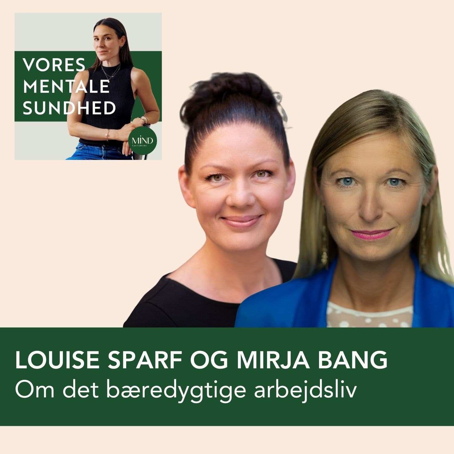 Det bæredygtige arbejdsliv. Om hvordan vi passer på travle hjerner på arbejdsmarkedet.
Med Louise Sparf og Mirja Bang artwork
