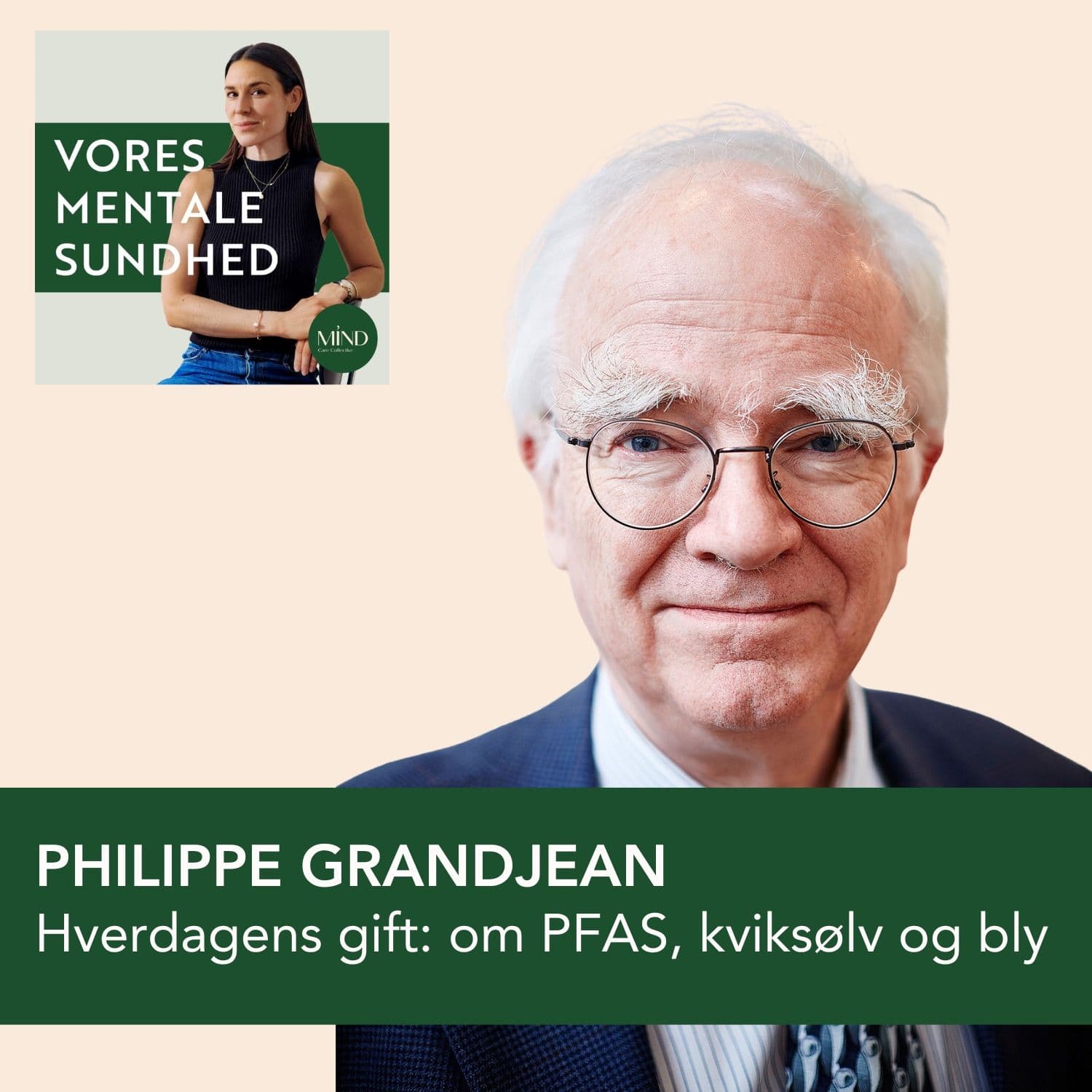 Du er giftig! Om hvordan du, ufrivilligt, påvirkes af gift som PFAS, kviksølv og bly – og hvad du kan gøre ved det. Med forsker Philippe Grandjean. artwork