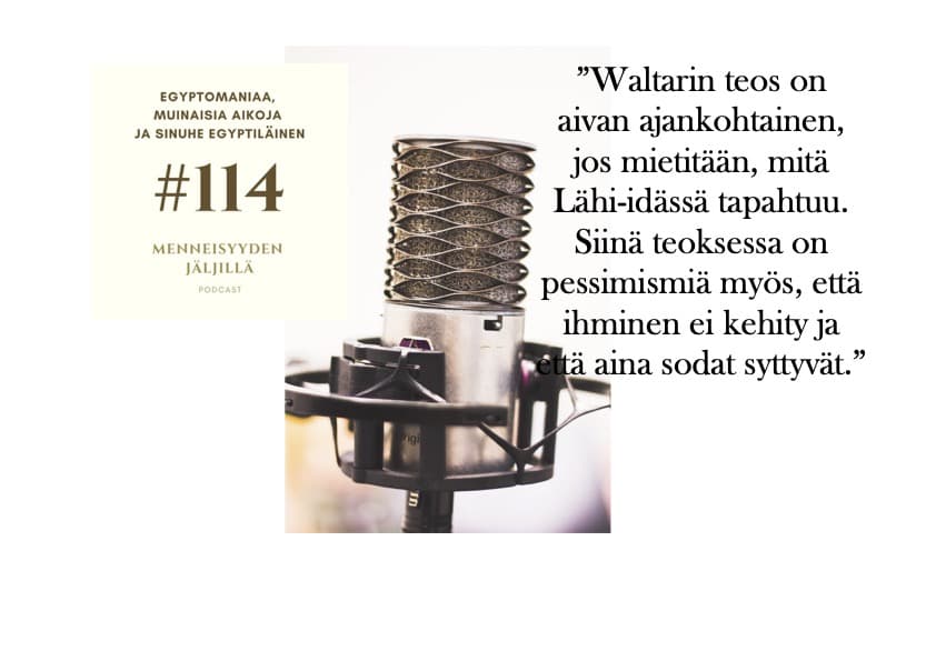 #114 Egyptomaniaa, muinaisia aikoja ja Sinuhe egyptiläinen artwork