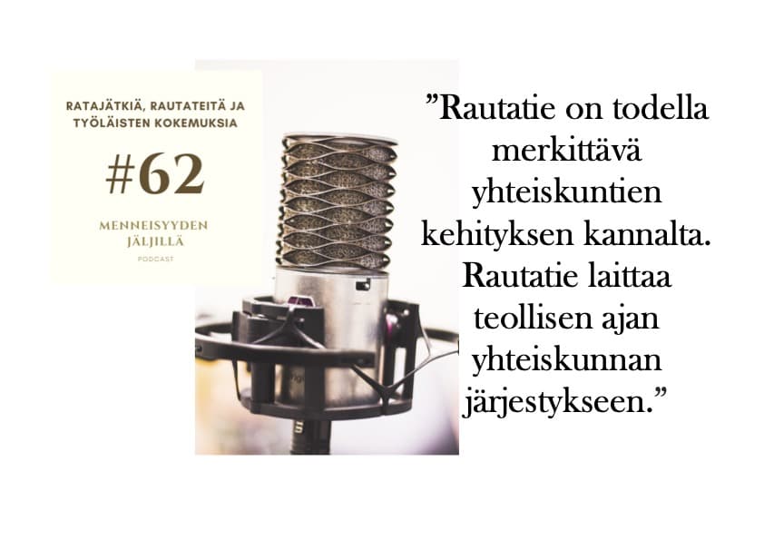 #62 Ratajätkiä, rautateitä ja työläisten kokemuksia artwork