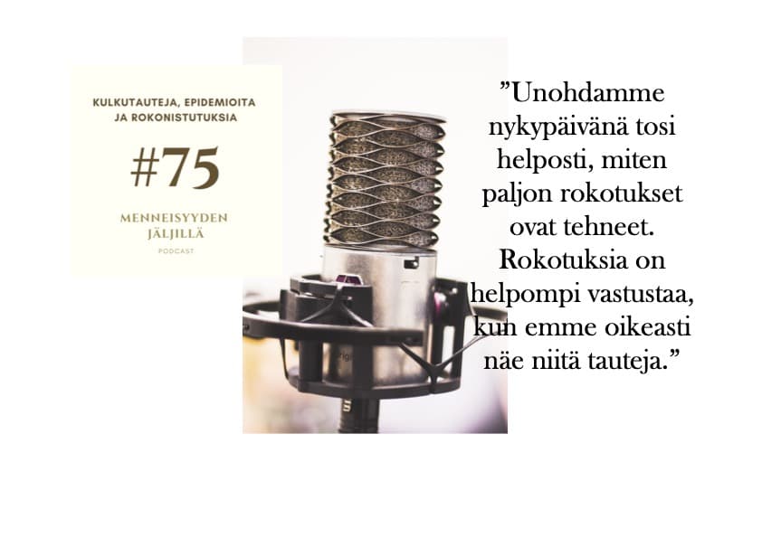 #75 Kulkutauteja, epidemioita ja rokonistutuksia artwork