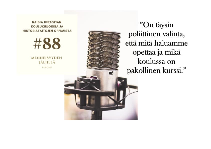 #88 Naisia historian koulukirjoissa ja historiataitojen oppimista artwork