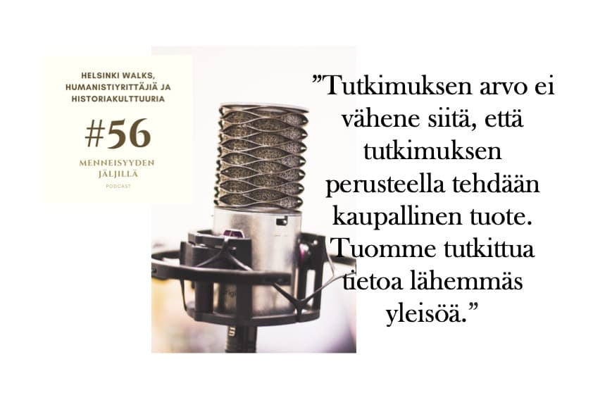 #56 Helsinki Walks, humanistiyrittäjiä ja historiakulttuuria artwork