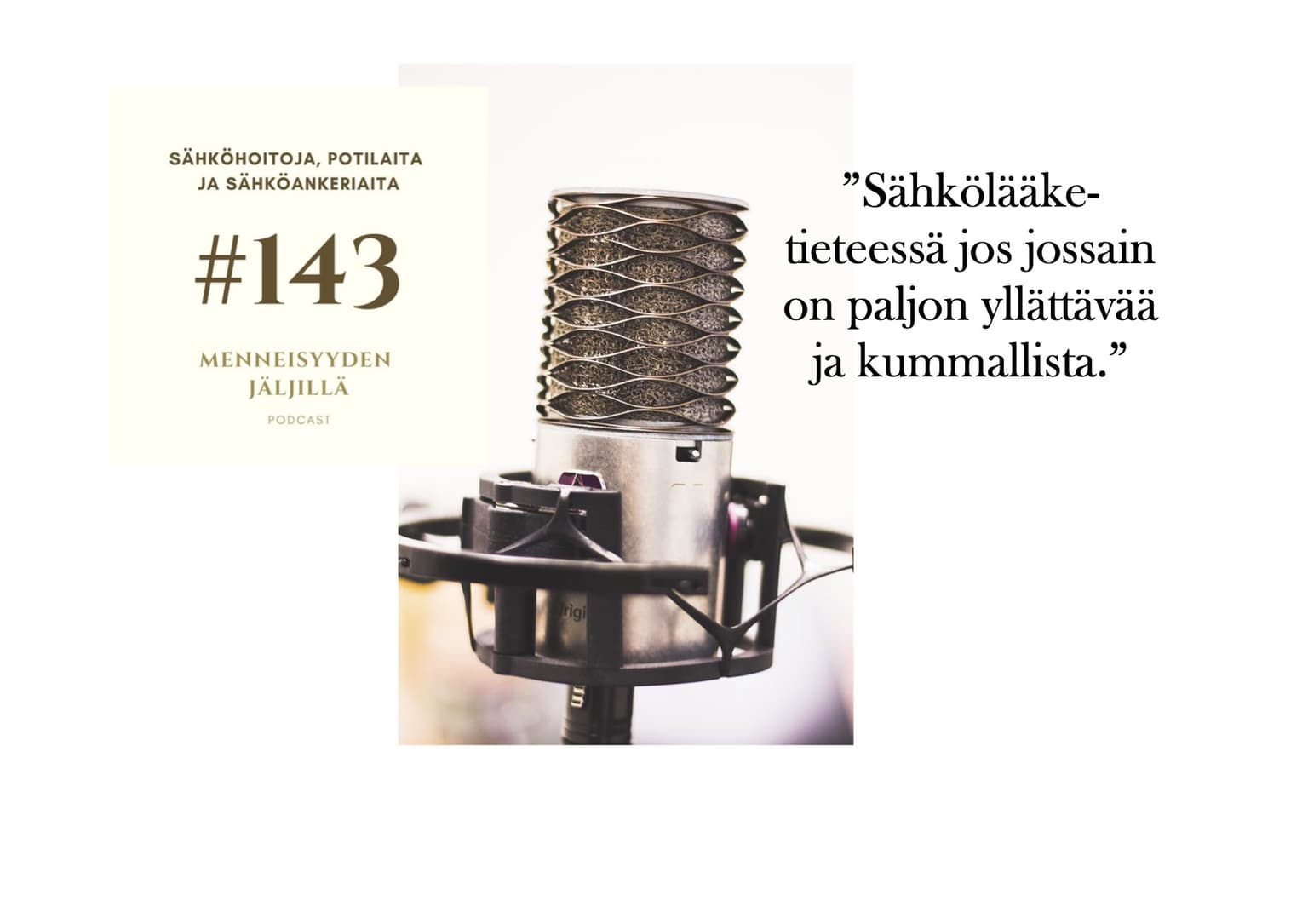 #143 Sähköhoitoja, potilaita ja sähköankeriaita artwork