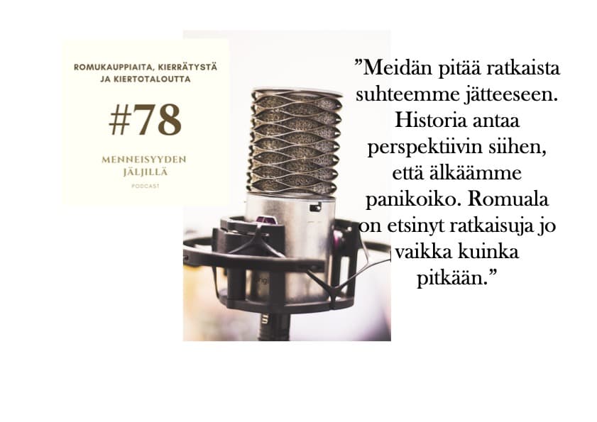 #78 Romukauppiaita, kierrätystä ja kiertotaloutta artwork