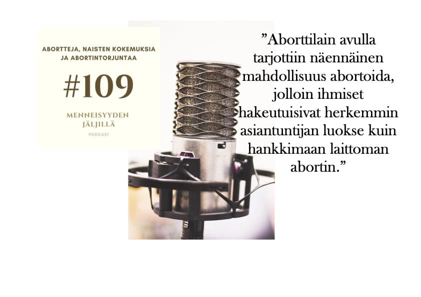 #109 Abortteja, naisten kokemuksia ja abortintorjuntaa artwork