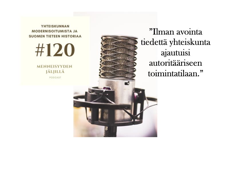 #120 Yhteiskunnan modernisoitumista ja Suomen tieteen historiaa artwork