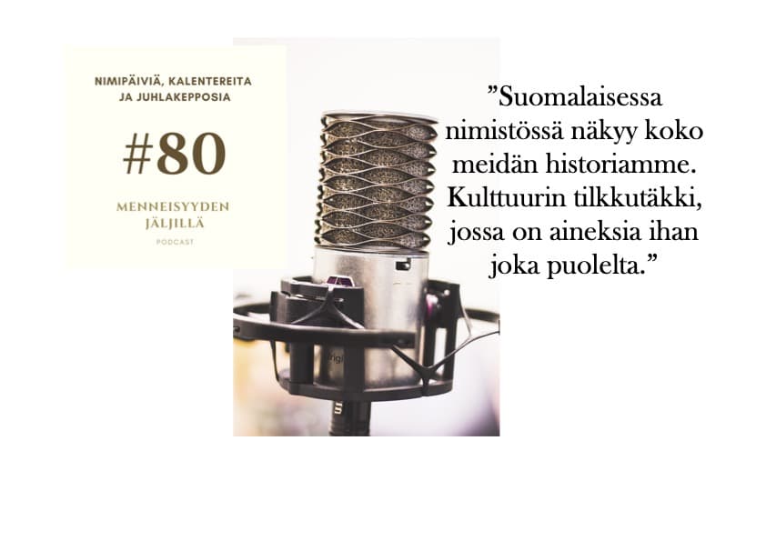 #80 Nimipäiviä, kalentereita ja juhlakepposia artwork