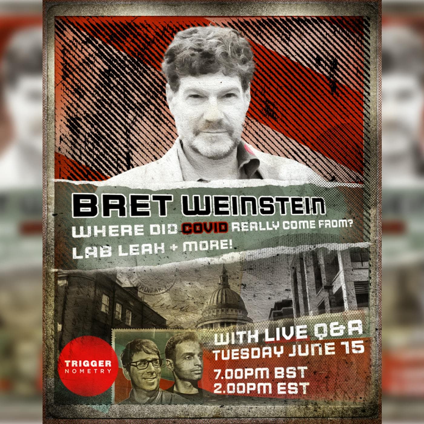 Did COVID Come From a Lab? - Bret Weinstein artwork