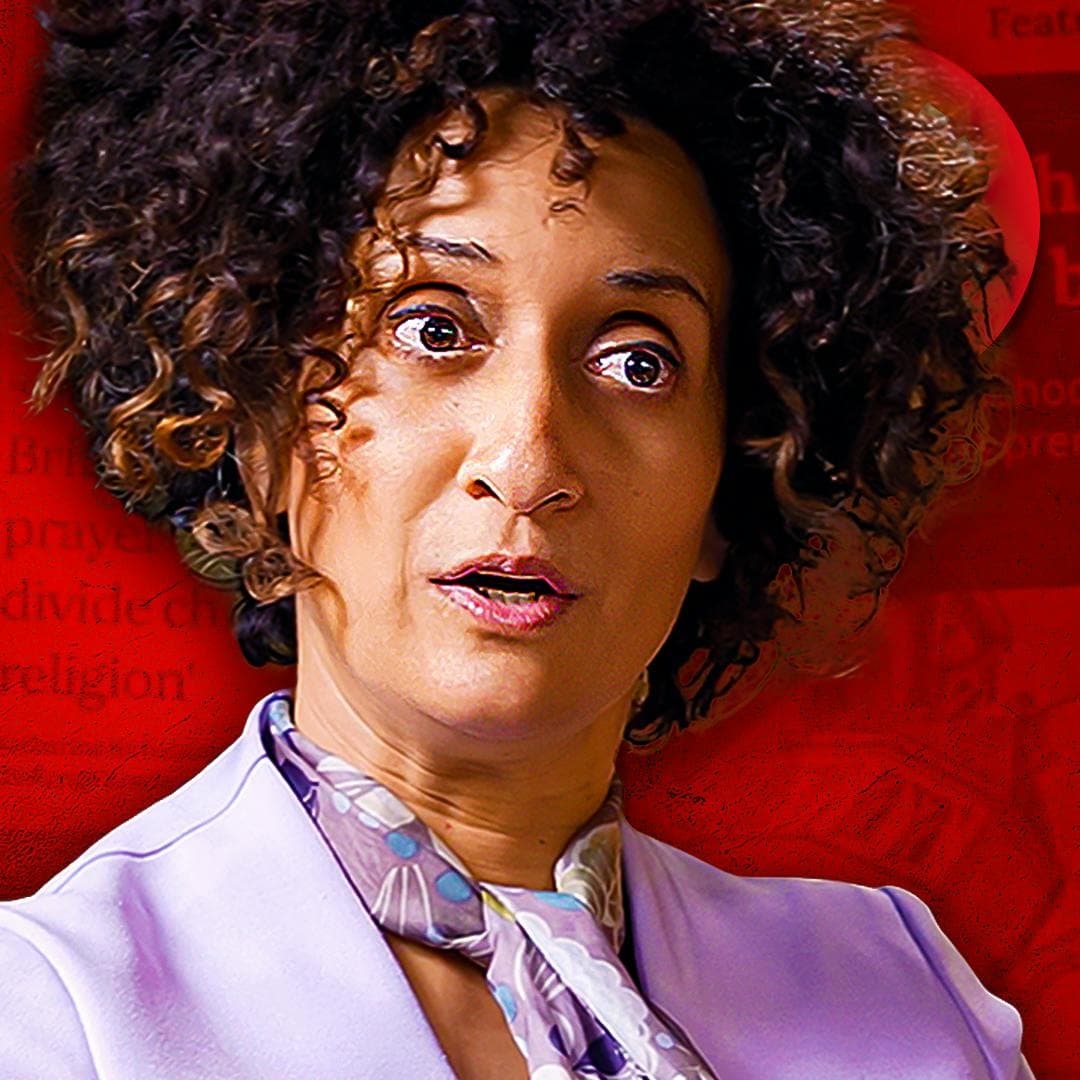 World’s Strictest Teacher Sued for Banning Prayer at School - Katharine Birbalsingh artwork