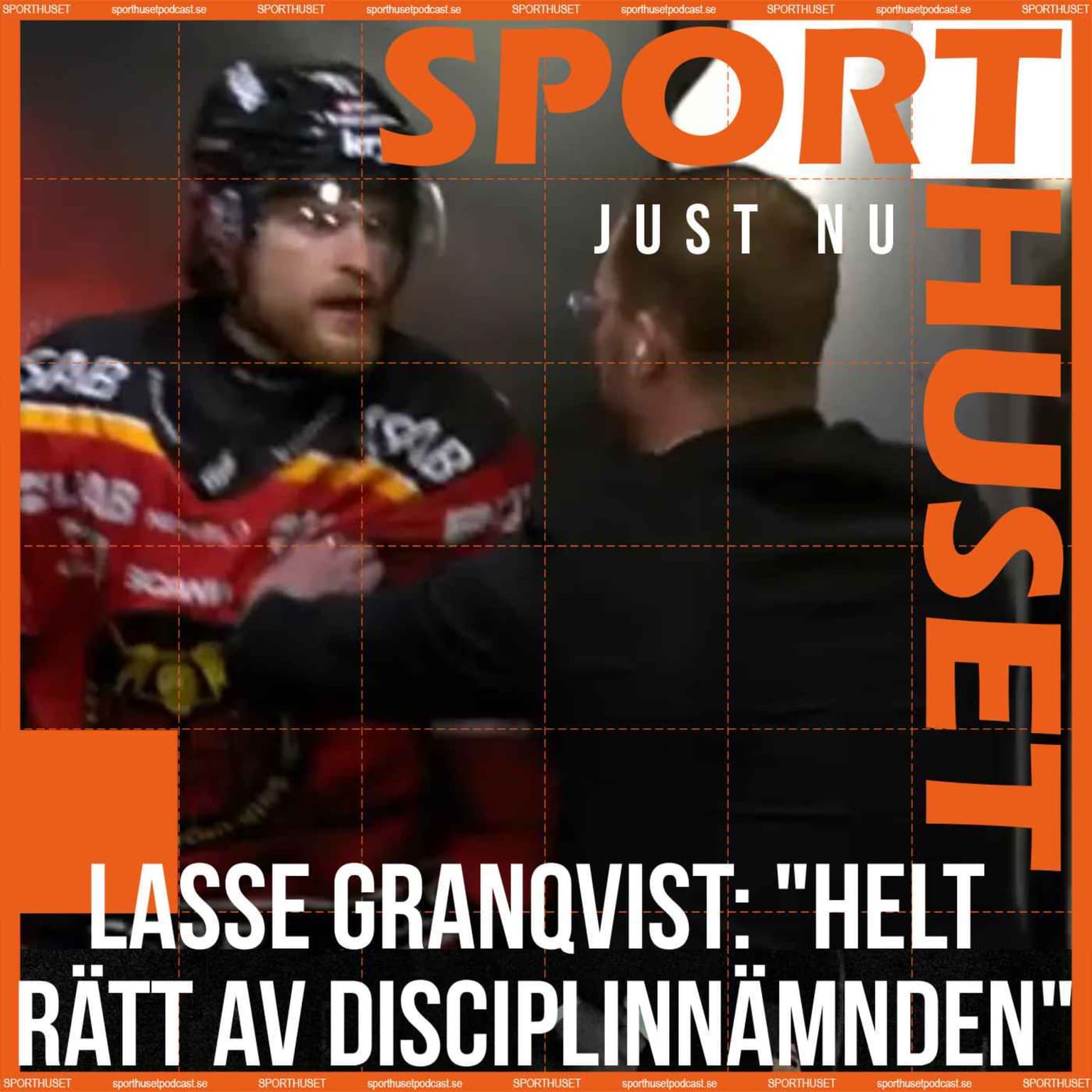 JUST NU. Lasse Granqvist: "Helt rätt av Disciplinnämnden" artwork