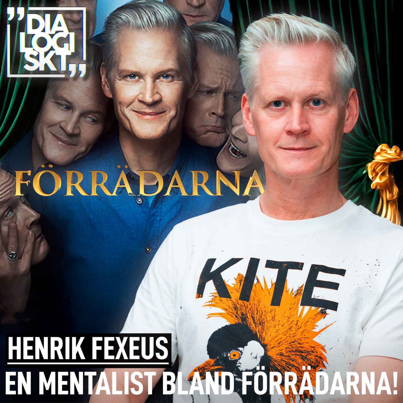 #237, Henrik Fexeus , ” EN MENTALIST BLAND FÖRRÄDARNA!” artwork