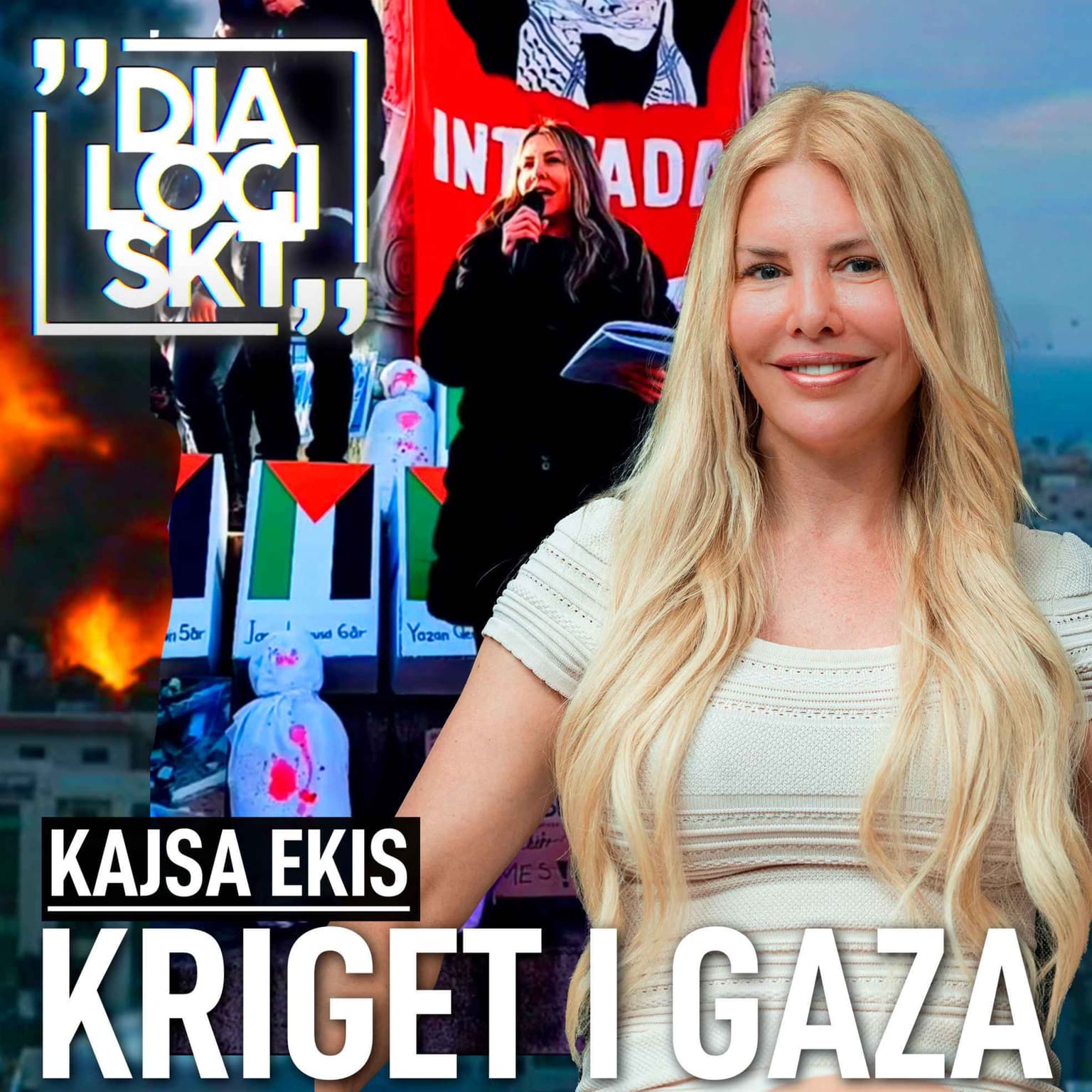 #191 , ”FOLKMORDET I GAZA!” artwork