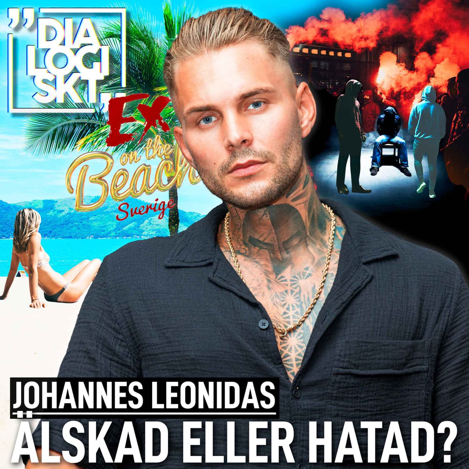 #200, Johannes Leonidas, “ÄLSKAD ELLER HATAD?” #dialogiskt artwork