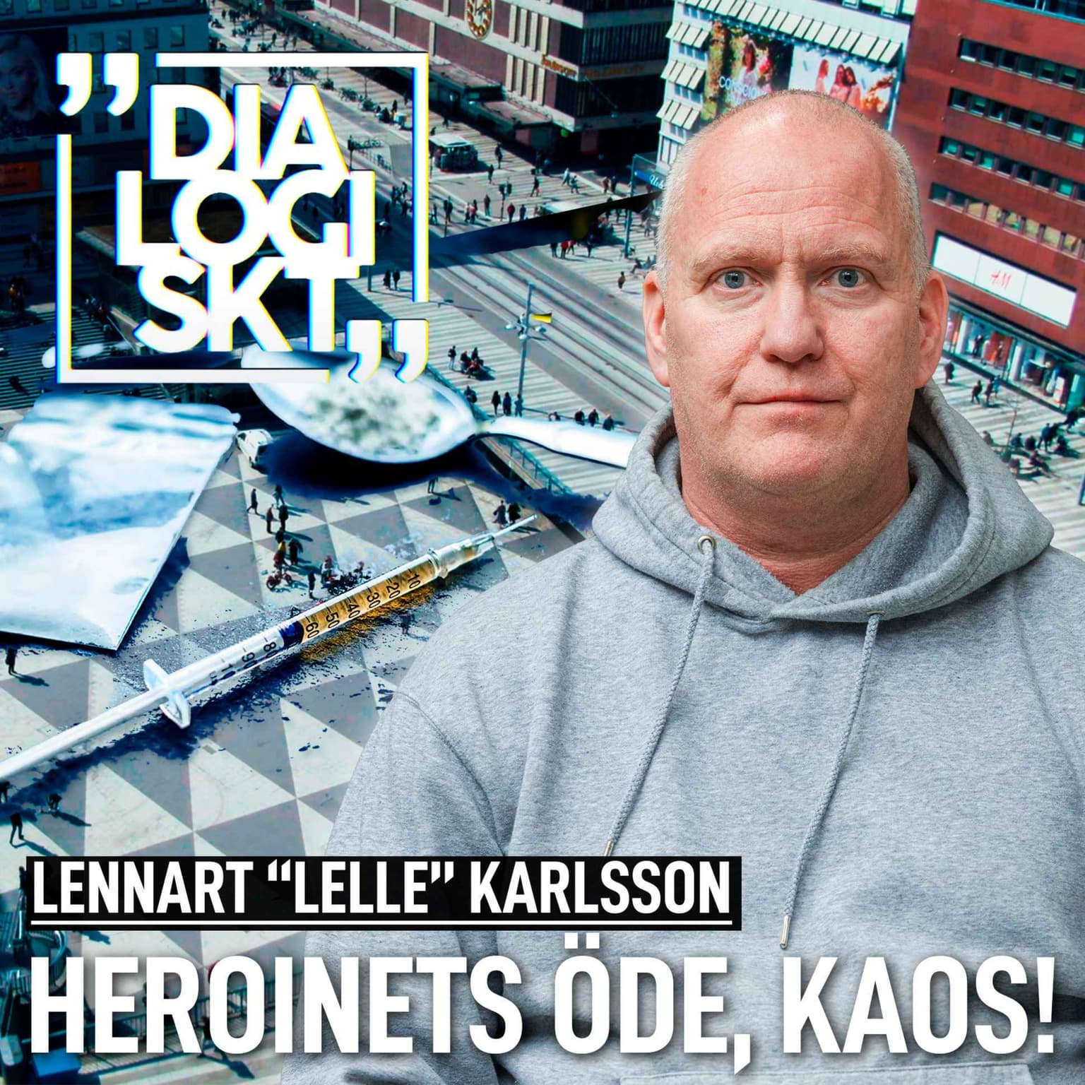 #175, ”HEROINETS ÖDE I EUROPA - KAOS!!” artwork