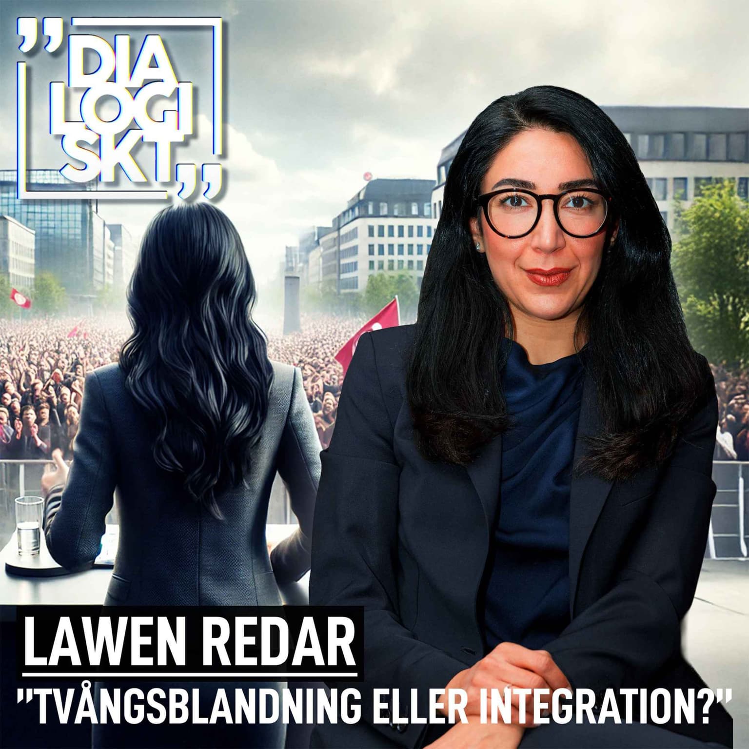 #275, Lawen Redar, ”TVÅNGSBLANDNING/ INTEGRATION?!” artwork