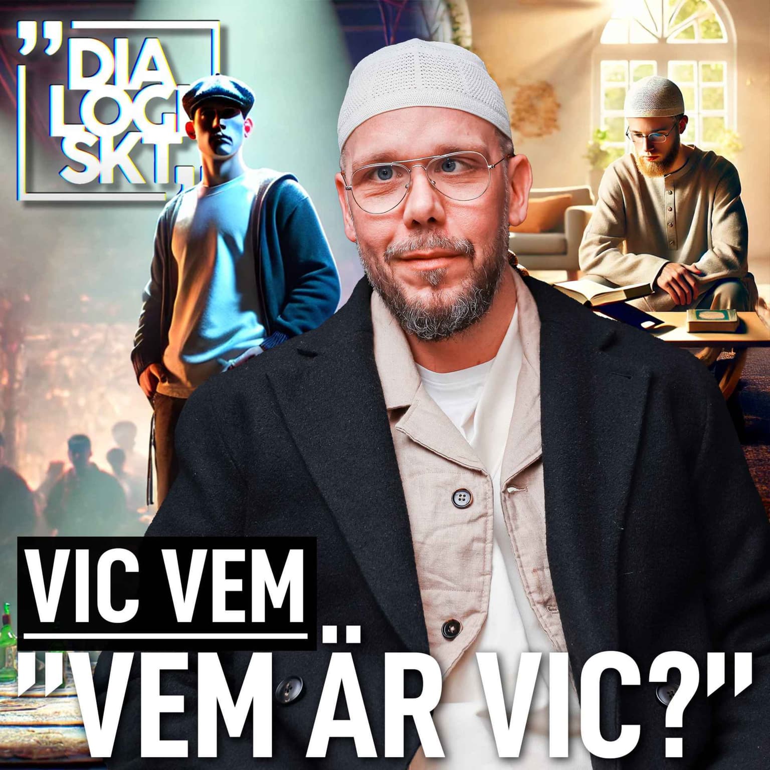#218, Vic Vem , ”VEM ÄR VIC VEM?” artwork