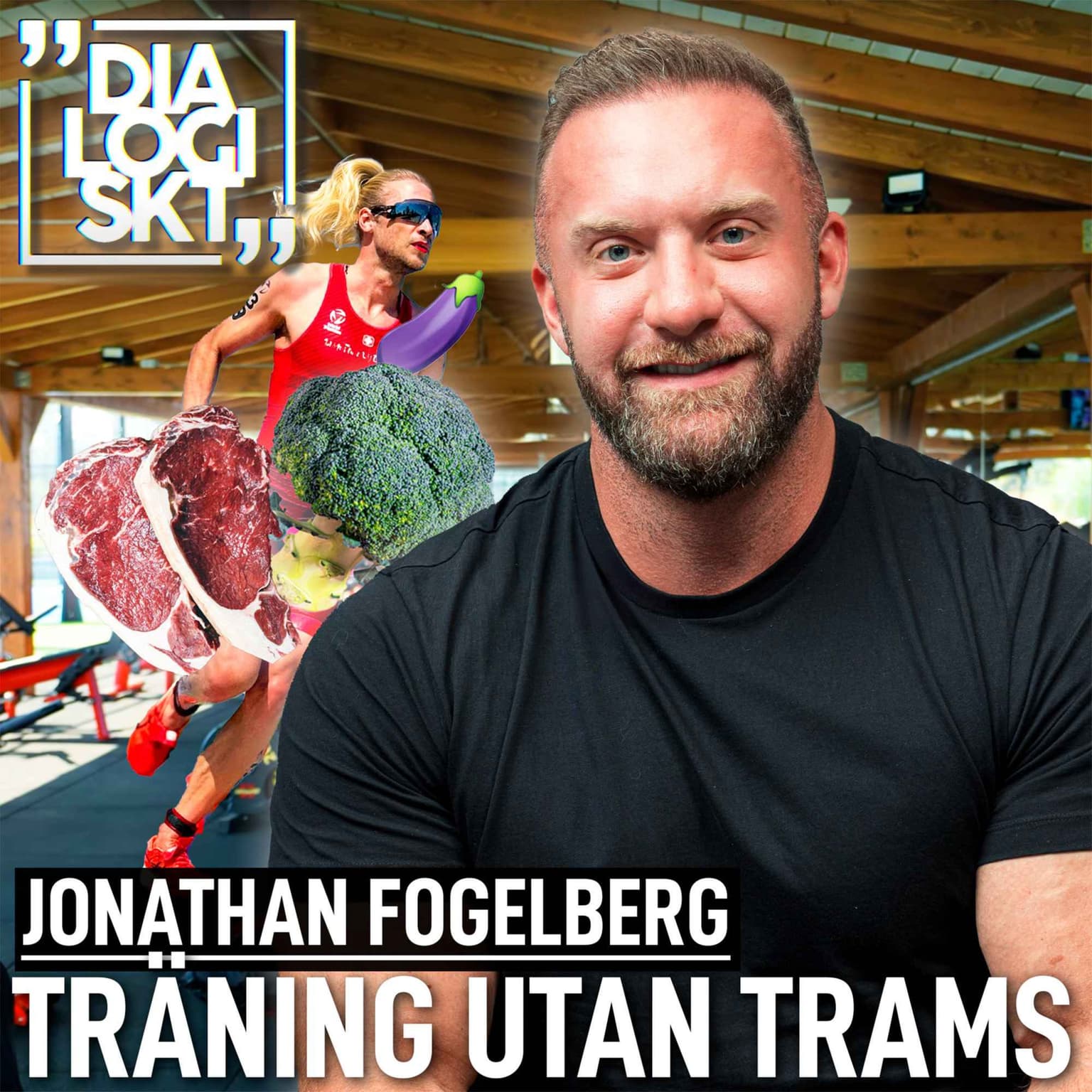 #203, Jonathan Fogelberg, ”TRÄNING, KOST & ANTI - WOKE!!” artwork