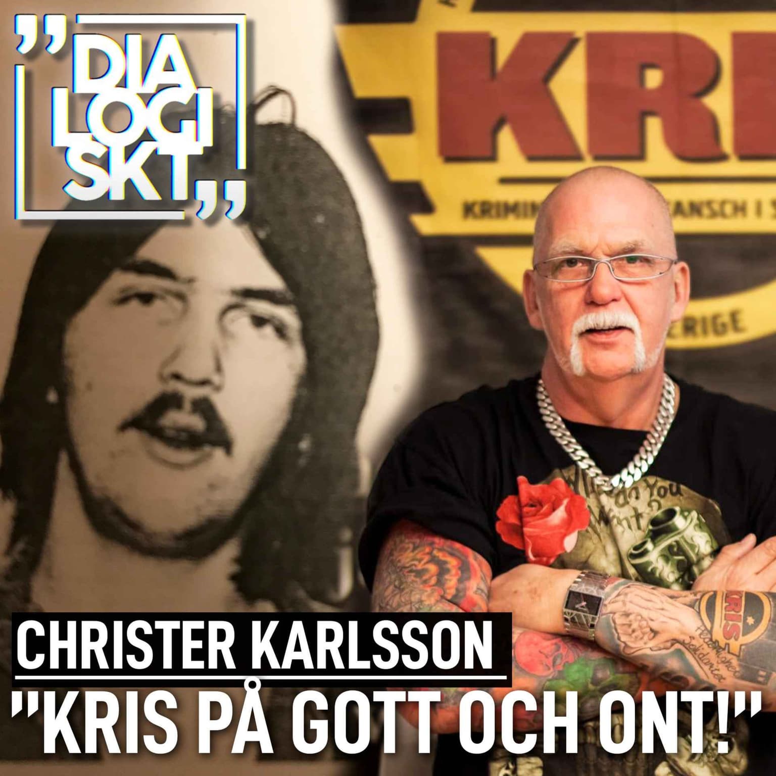 #228, Christer Karlsson, ”KRIS PÅ GOTT OCH ONT!” artwork