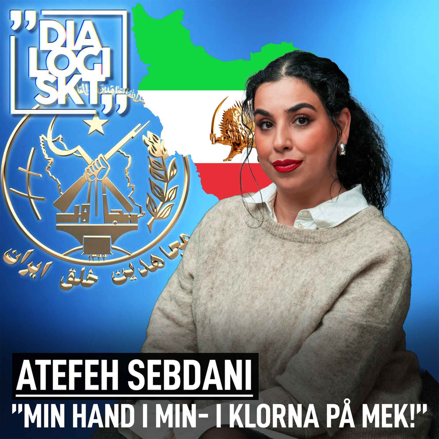 #274, Atefeh Sebdani, ”MIN HAND I MIN- I KLORNA PÅ MEK/ NCRI ‼️” artwork