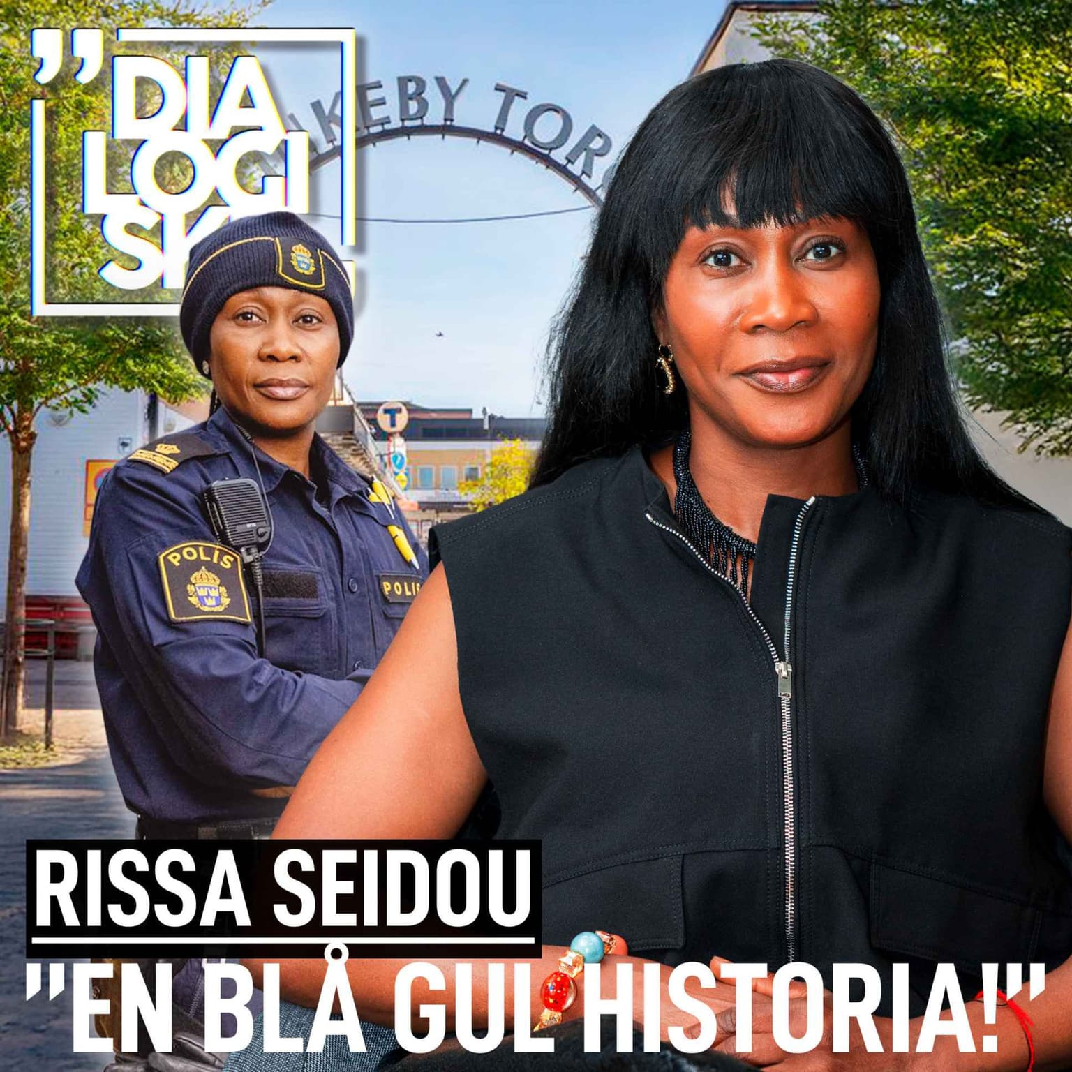 #253, Risse Seidou, ”EN BLÅ-GUL HISTORIA” artwork