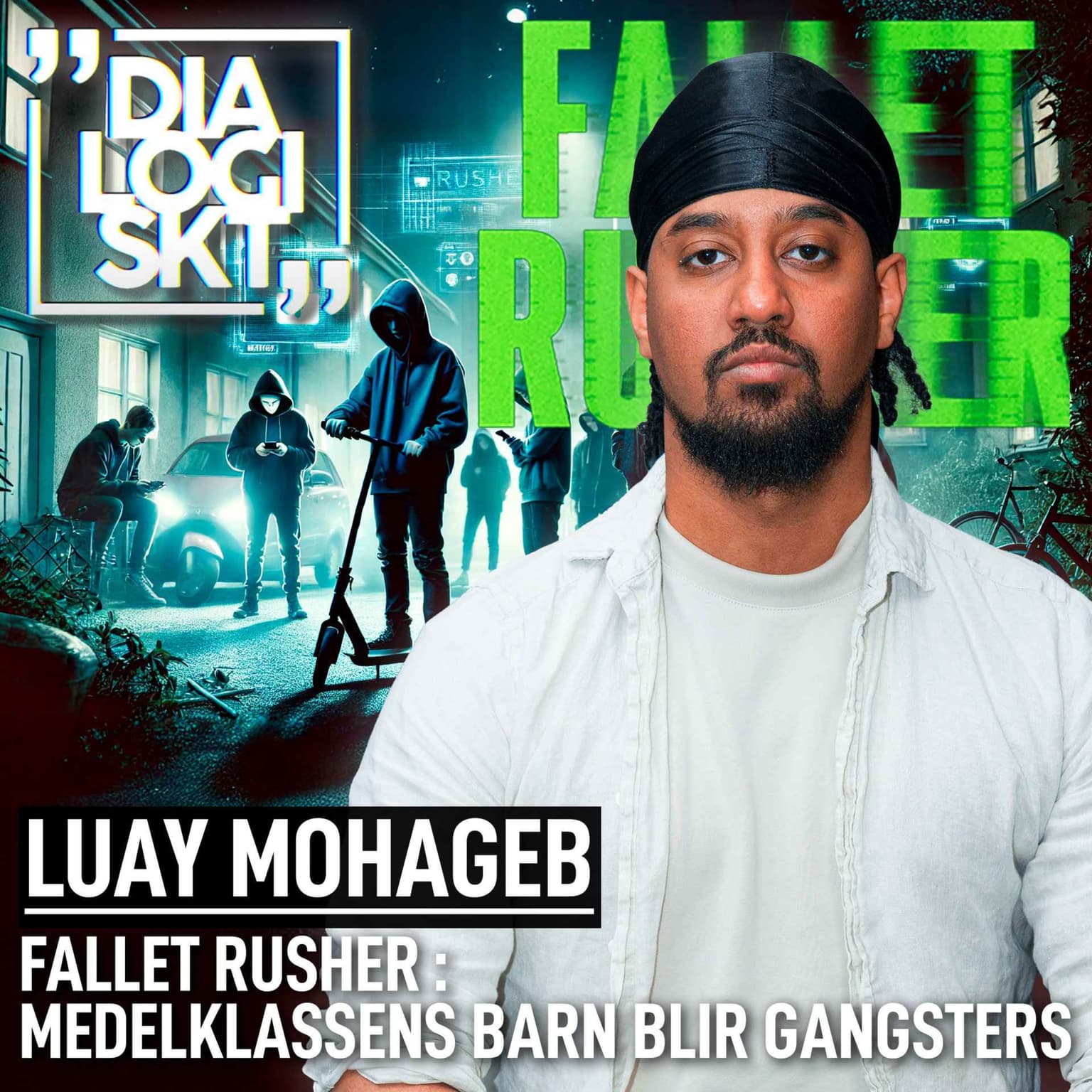 #238, Lolo Mohageb , ”FALLET RUSHER!” artwork