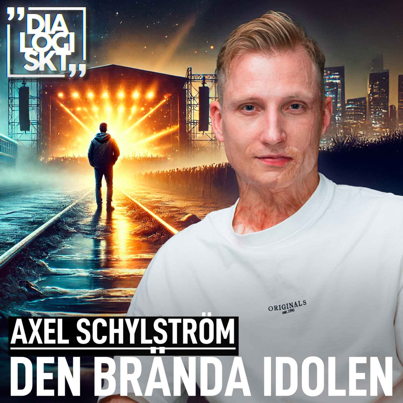 #254, Dialogiskt Axel Schylström, ”DEN BRÄNDA IDOLEN” artwork