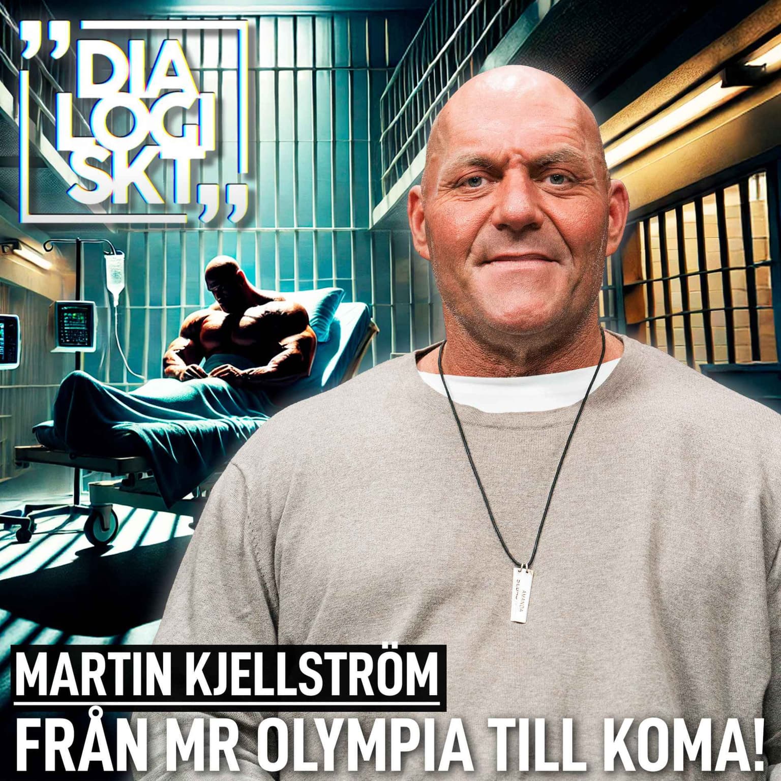 #224, Matrin Kjellström, ”MR OLYMPIA HAMNADE I KOMA !” artwork