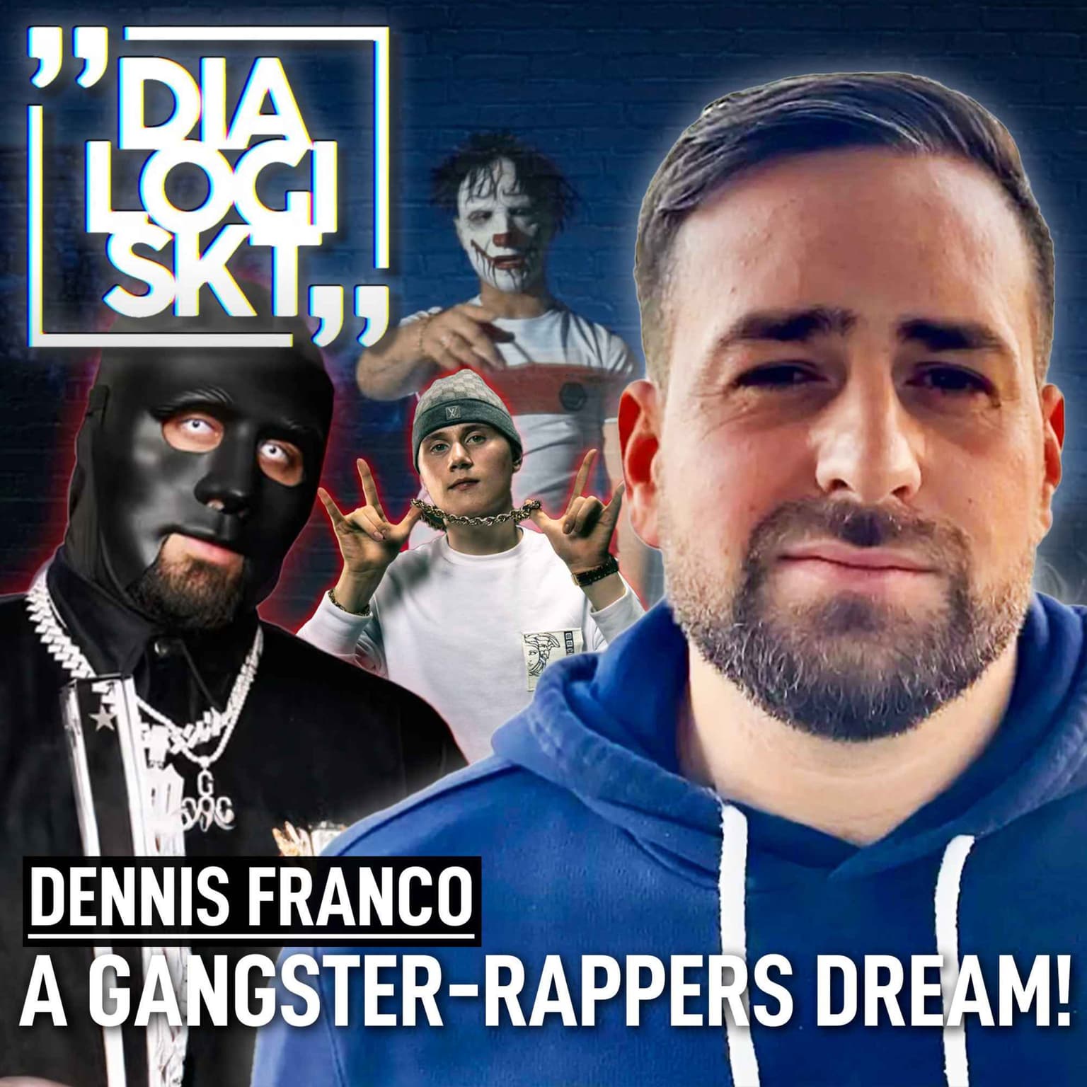 #193, DENNIS FRANCO ,”C.Gambino, Einar,Rozh,Adouli ; Konstens martyrer?” artwork