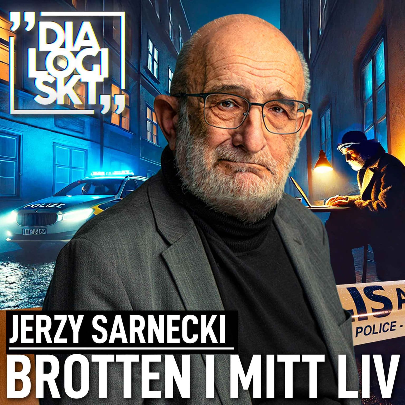 #214, Jerzy Sarnecki, ”BROTTEN I MITT LIV” artwork