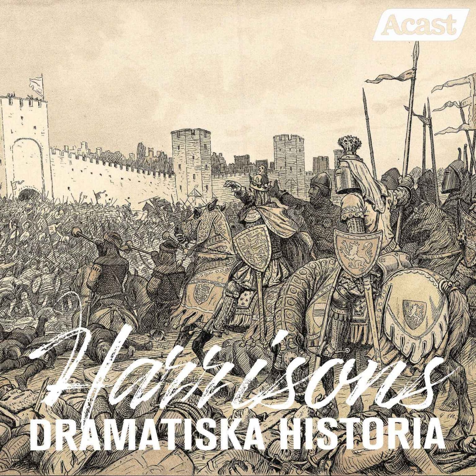 Valdemar Atterdags bondeslakt vid Visby 1361 artwork
