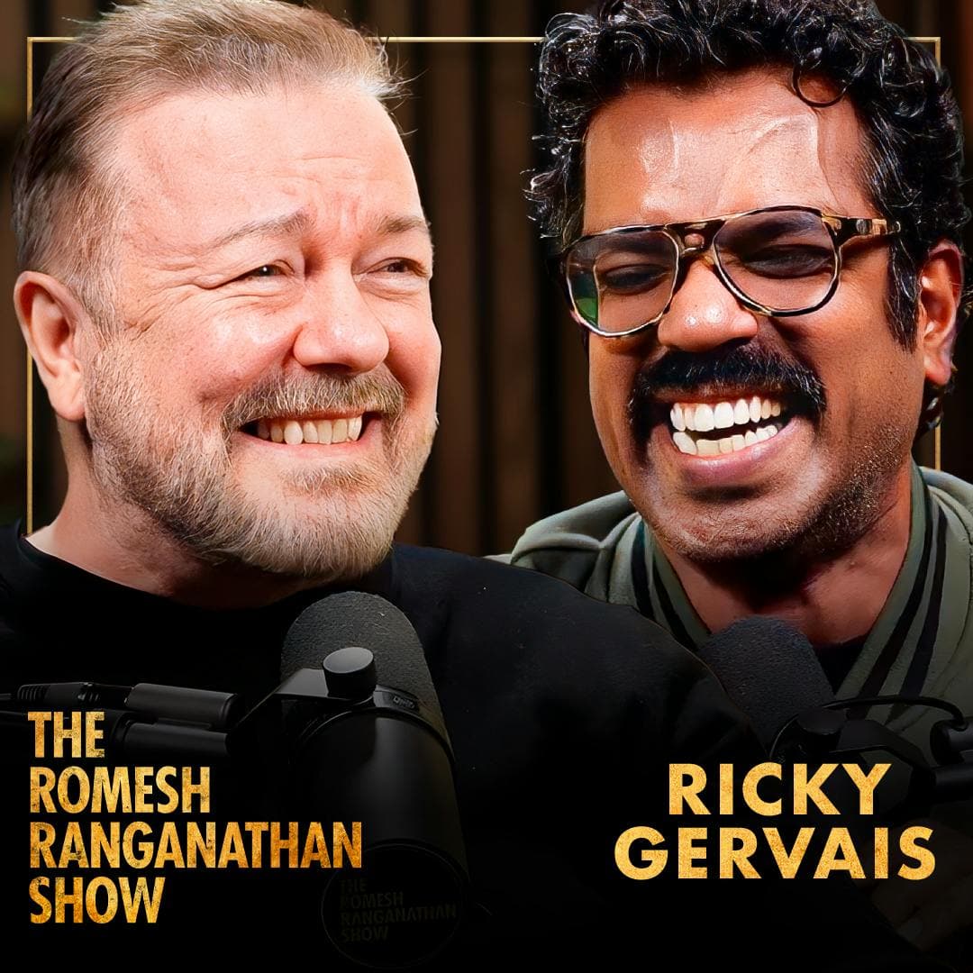Ricky Gervais: Roasting Celebrities At The Golden Globes & Giving Millions To Animal Charities artwork