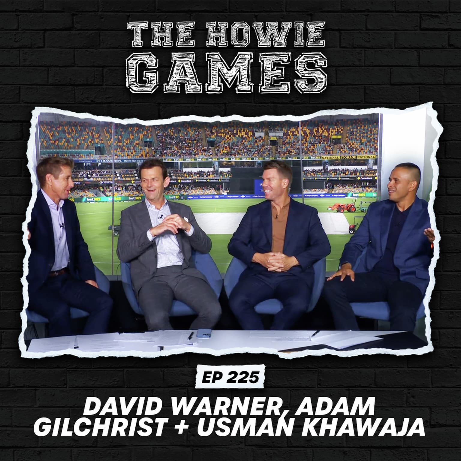 225: David Warner, Usman Khawaja and Adam Gilchrist - The Big Guns! (Part B) artwork