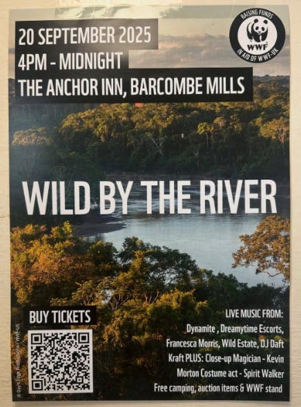 WWF CHARITY NIGHT IN SUSSEX artwork