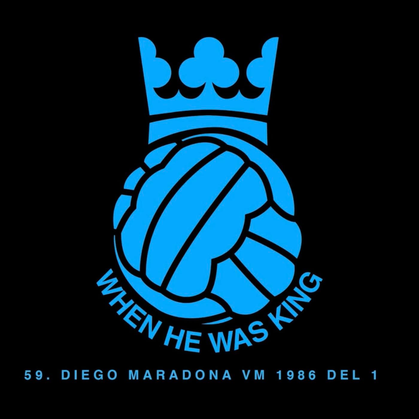 59. Diego Maradona VM 1986 - del 1 artwork