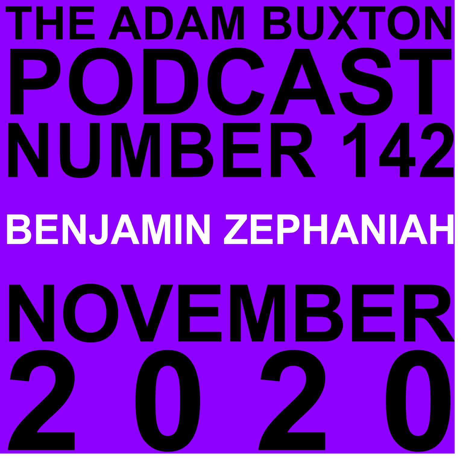 EP.142 - BENJAMIN ZEPHANIAH artwork