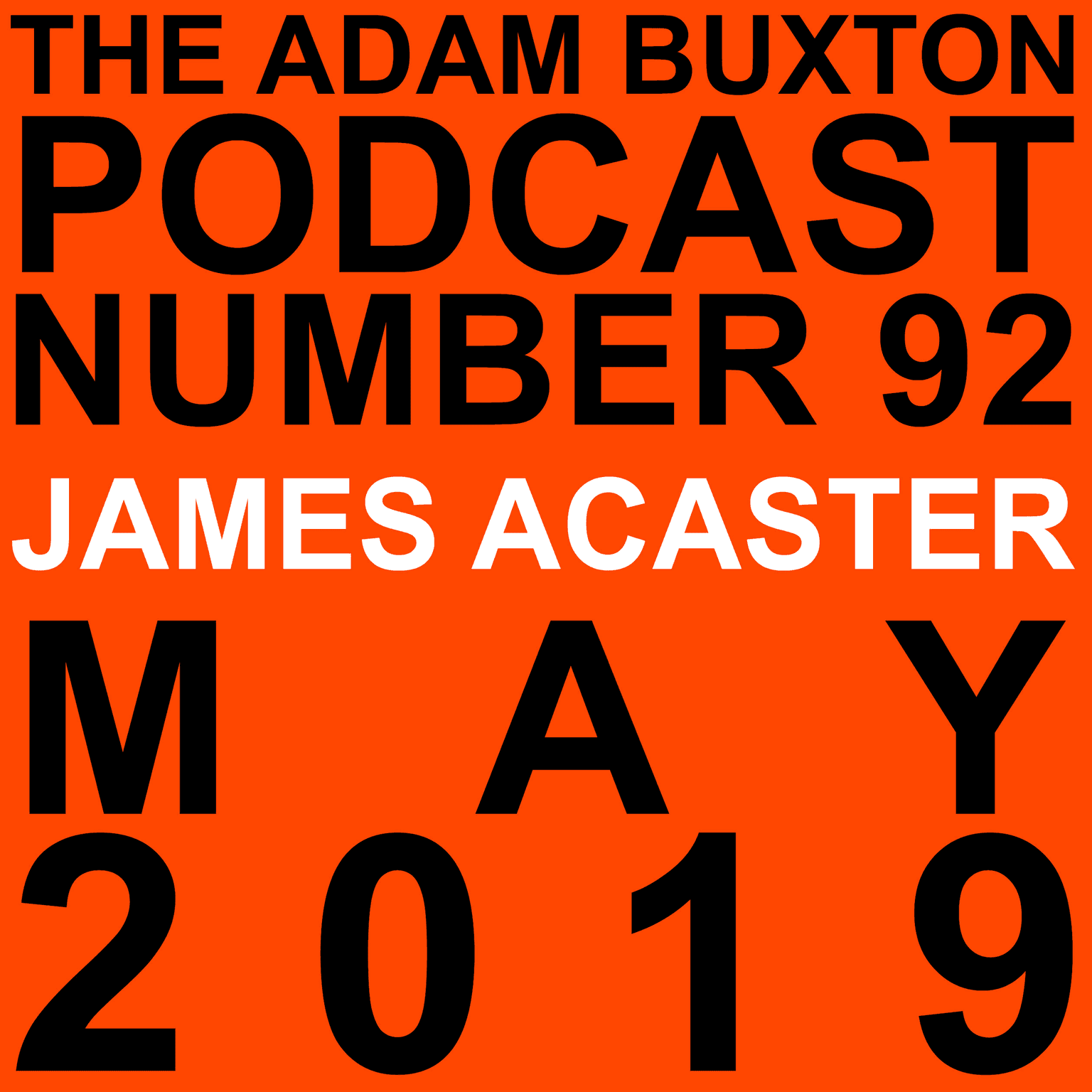 EP.92 - JAMES ACASTER artwork