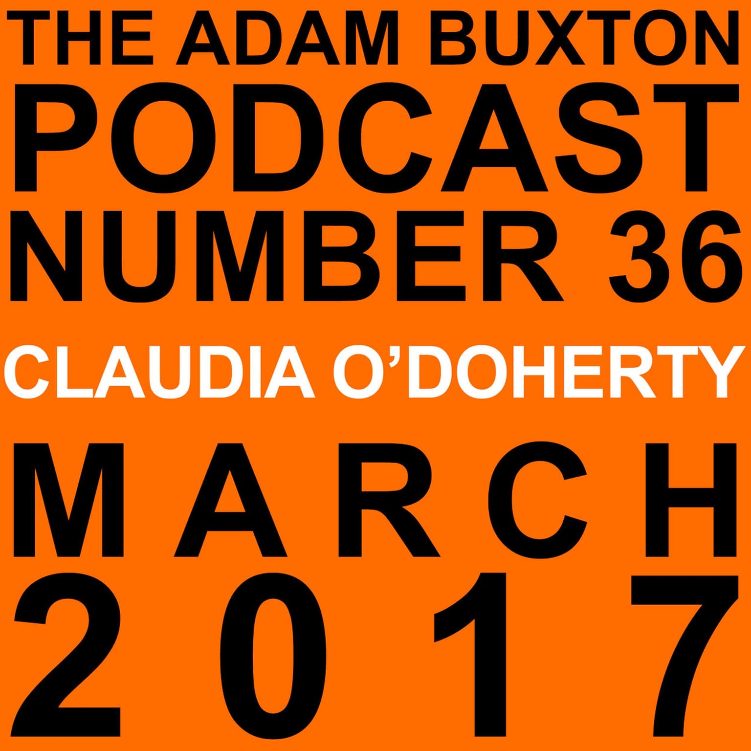EP.36 - CLAUDIA O'DOHERTY artwork