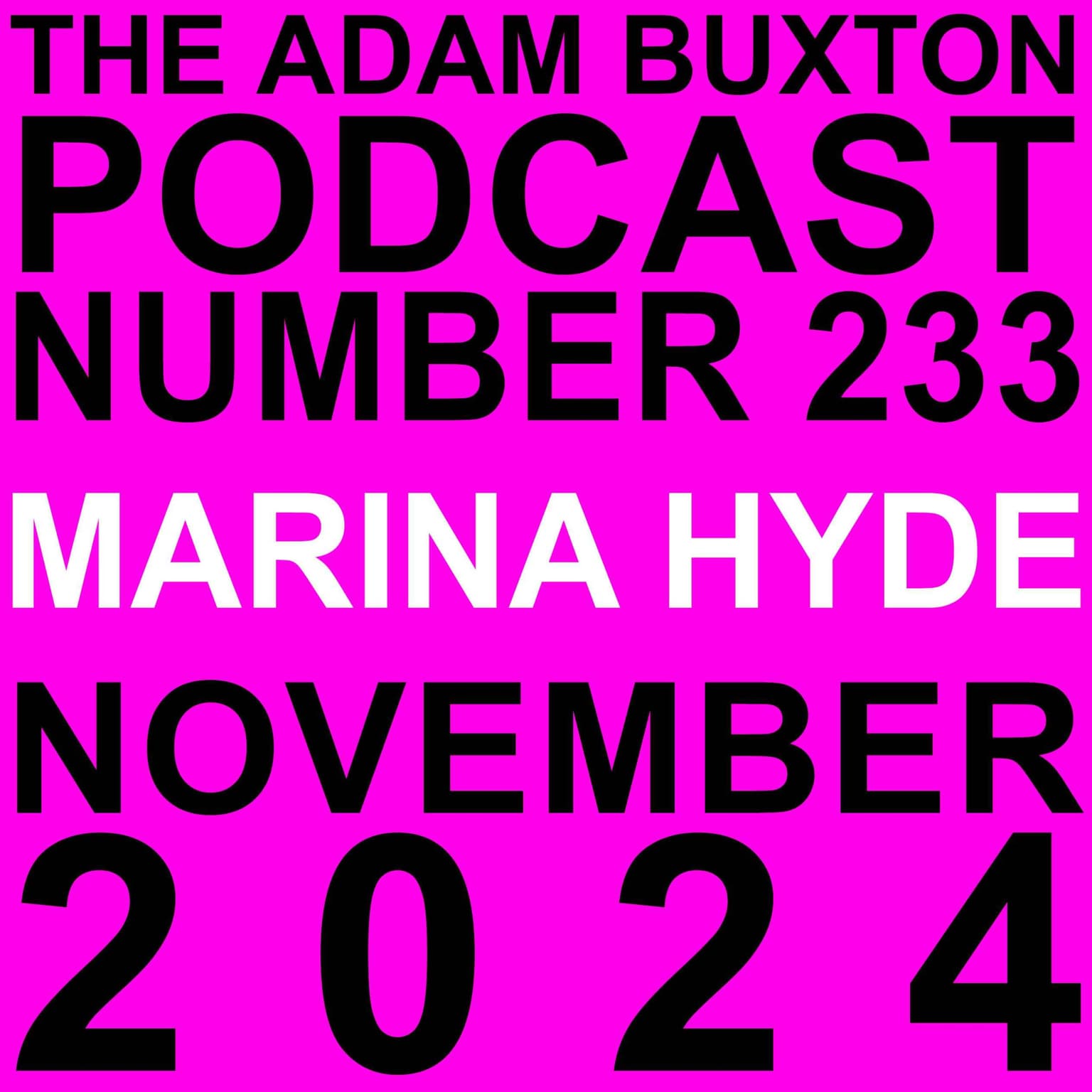 EP.233 - MARINA HYDE artwork