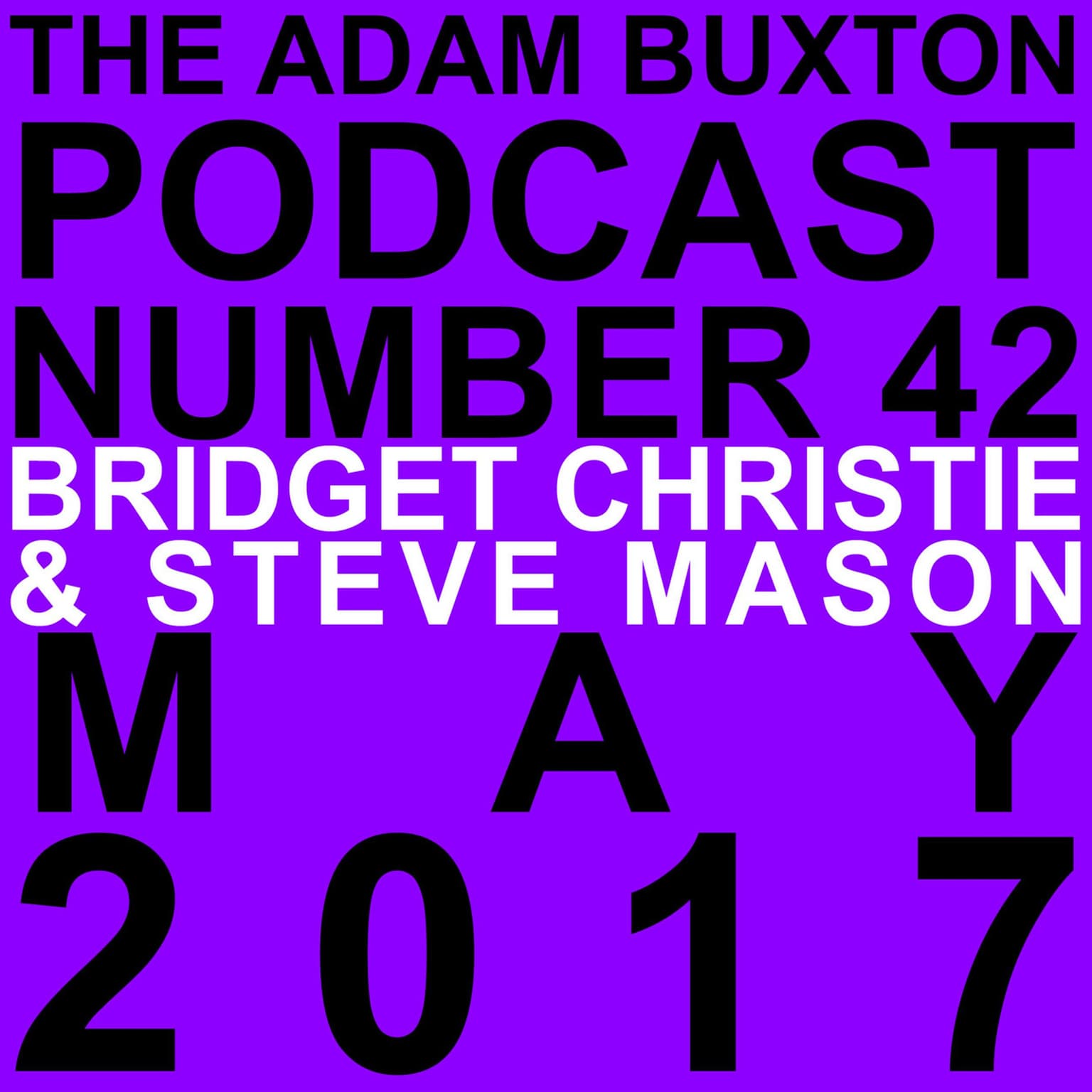 EP.42 - BRIDGET CHRISTIE & STEVE MASON artwork