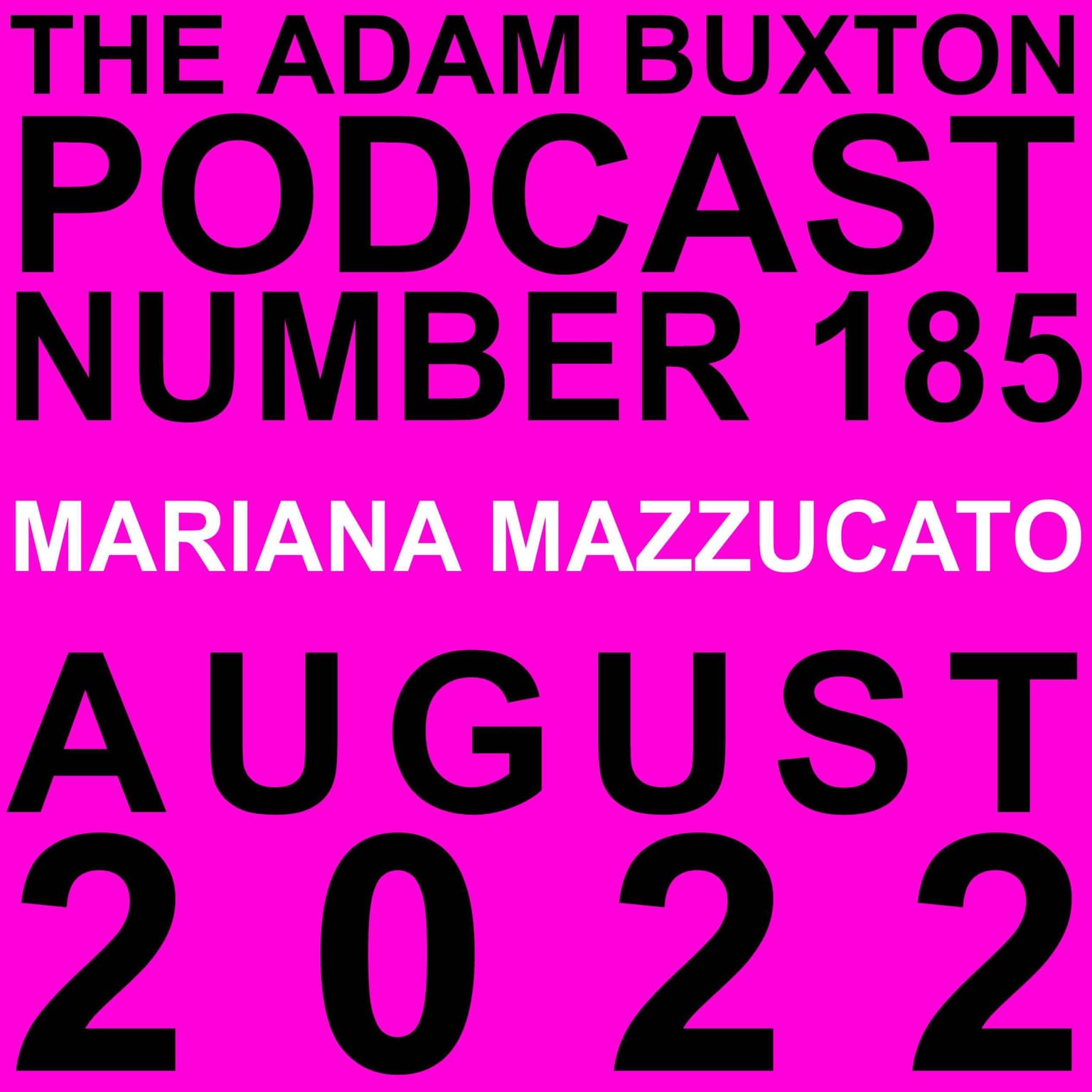 EP.185 - MARIANA MAZZUCATO artwork