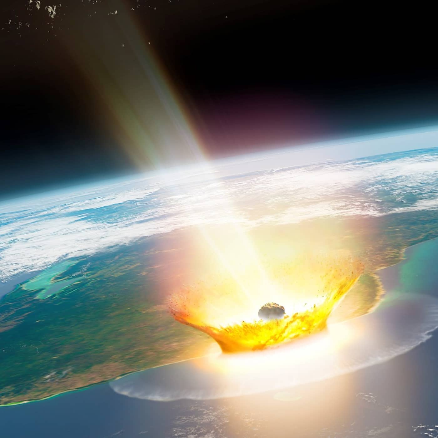 Meteoriten som dödade dinosaurierna och öppnade för oss människor artwork