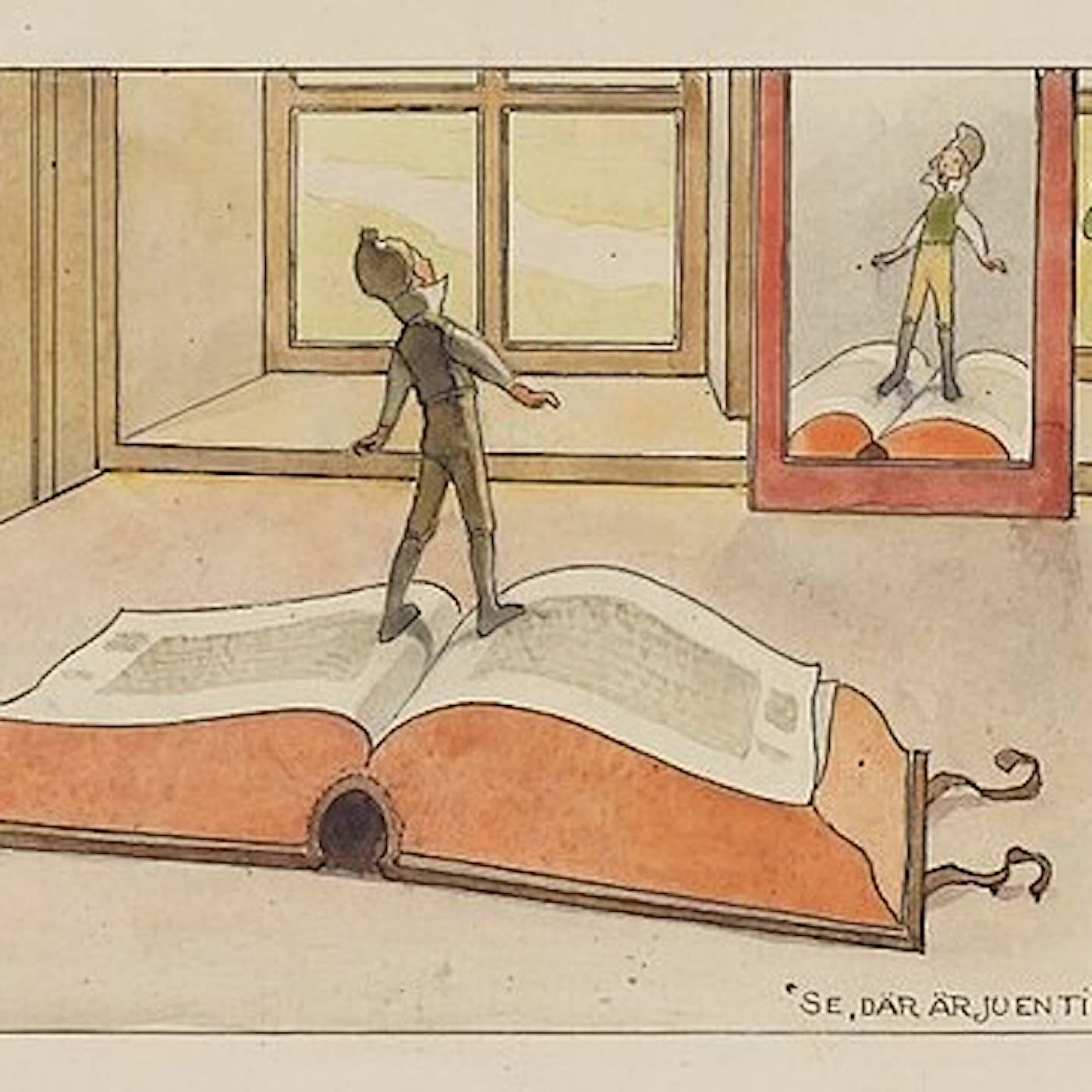 ”Det är den roligaste boken i skolan” - barnens brev om Nils Holgersson artwork