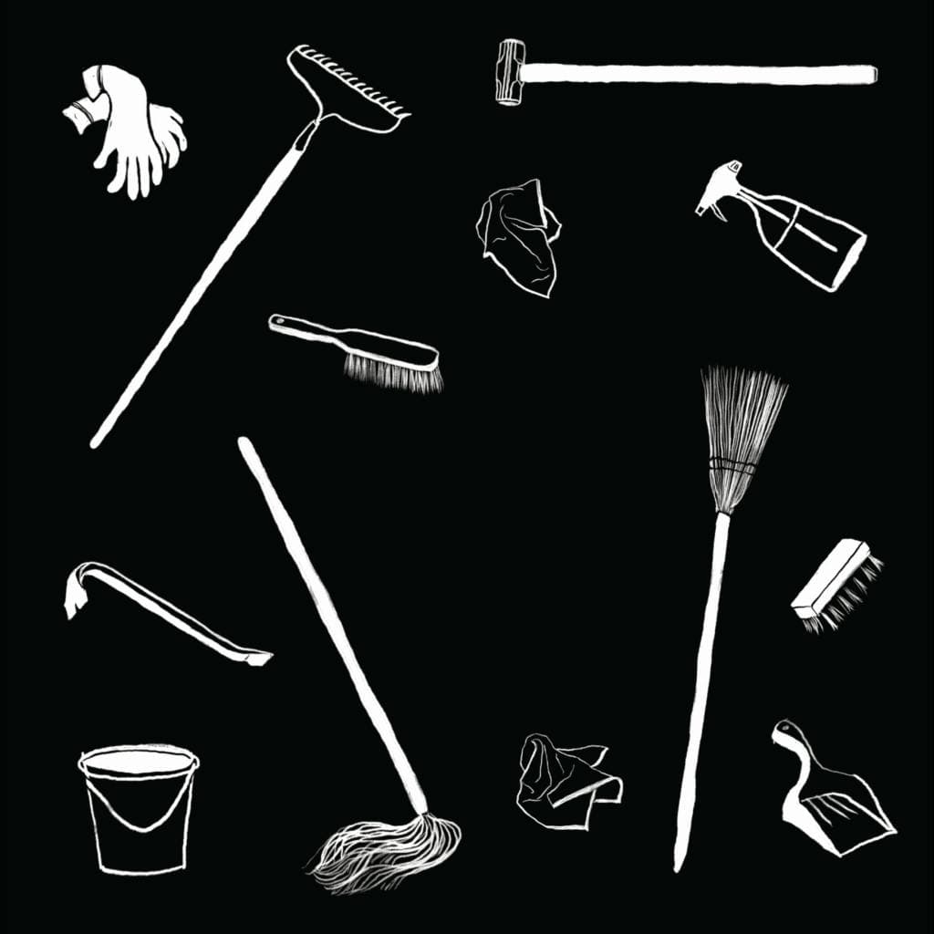 A Bucket, a Mop, and a Sledgehammer artwork